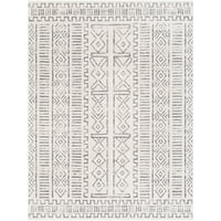 Уметнички ткајачи племенски килим за глобално подрачје, бело, 108 79