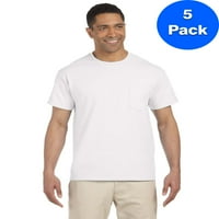 Менс 6. мл. Ултра памучен џеб маица пакет