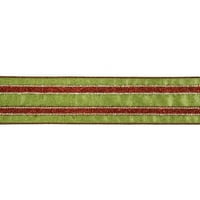 Викерман 2,5 црвено-зелена лента Божиќна лента