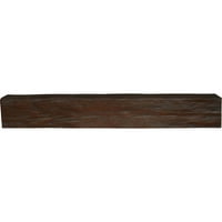 Ekena Millwork 6 H 6 D 36 W Riverwood Fau Wood Camply Mantel, Premium на возраст