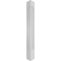 Ekena Millwork 12 W 9'H Craftsman Classic Square Non-Tapered Art Deco Fretwork Column W Стандарден капитал и стандардна база