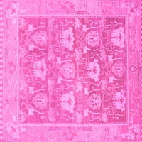 Ахгли Компанија Внатрешен Правоаголник Ориентални Розови Килими Од Традиционална Област, 7'9'