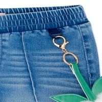 Стискајте ги девојчињата повлечени од затегнати шорцеви од тексас со клуч GWP, големини 7-12