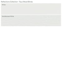 Колекција за прилагодени рефлексии, 2 ролетни со безжични фуни, ролетни со песок, бело, 42 ширина 72 Должина