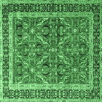 Ахгли Компанија Внатрешен Правоаголник Персиски Смарагд Зелен Традиционален Простор Килими, 5'7'