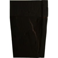 Ekena Millwork 8 H 10 D 48 W Hand Hewn Fau Wood Camply Mantel комплет со Ashford Corbels, природна пепел