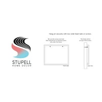 Stuple Industries Балансиран линеарен фрактален дизајн модерна плоштад шема графичка уметност бела врамена уметничка печатена