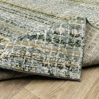 АВЛОН ДОМ АЛТОН Апстрактна ткаена област килим, 5,25 '7,55'
