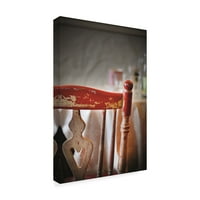 Трговска марка ликовна уметност „старо црвено столче“ платно уметност од Кристин Саин-лауд