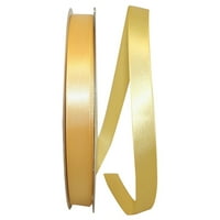 Reliant Ribbon Single Face Satin Сите прилика жолто полиестерска лента, 3600 0,62